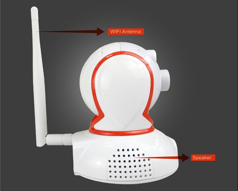 Home security wireless megapixel mini indoor IP dome camera